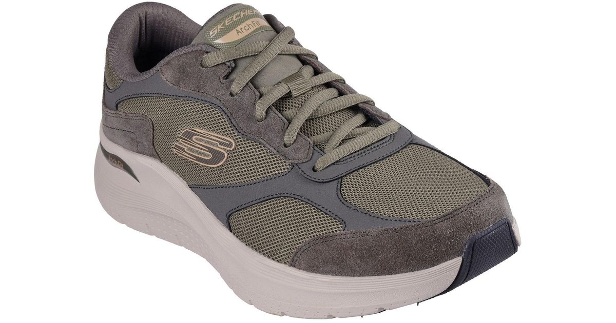 Skechers Men Archfit 2.0 The Keep-Olive