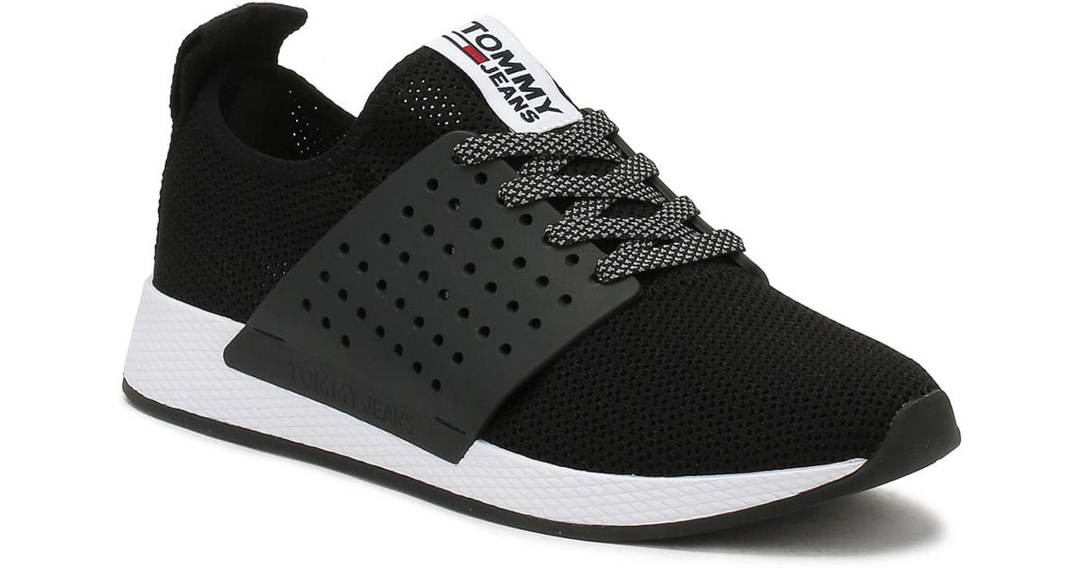 tommy jeans knitted trainers
