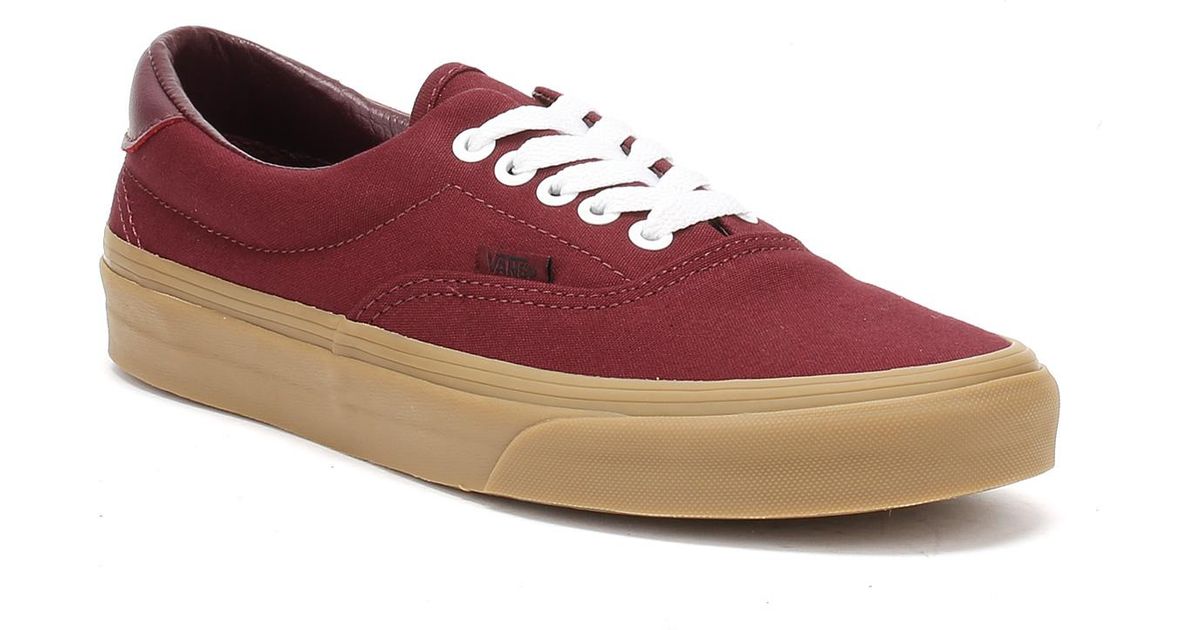 light red vans
