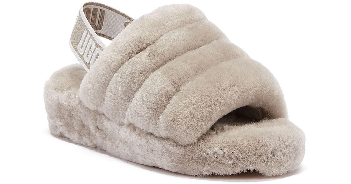 ugg womens fluffy slippers
