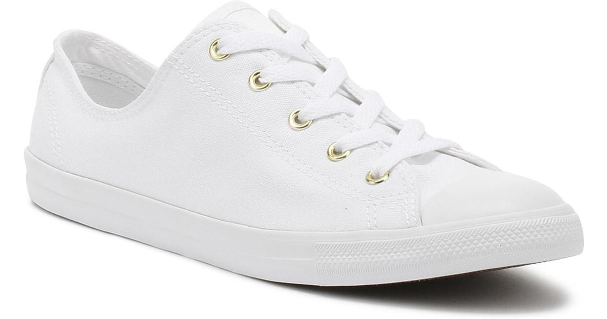converse dainty ox white gold