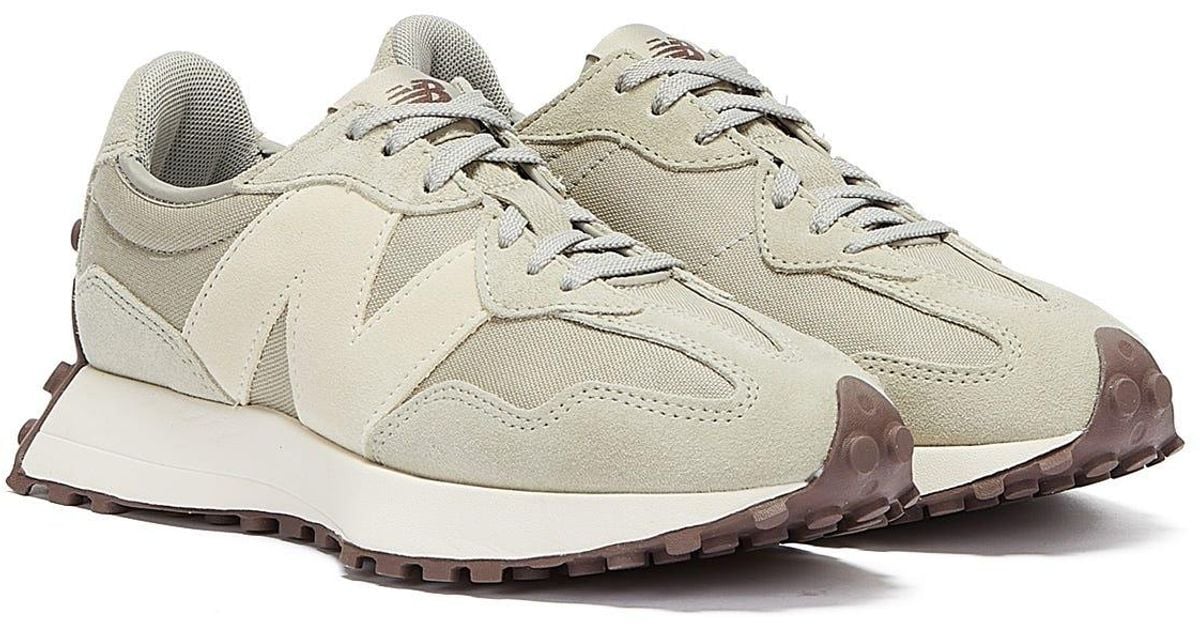 327 Baskets Blanc / Crème Pour New Balance | Lyst