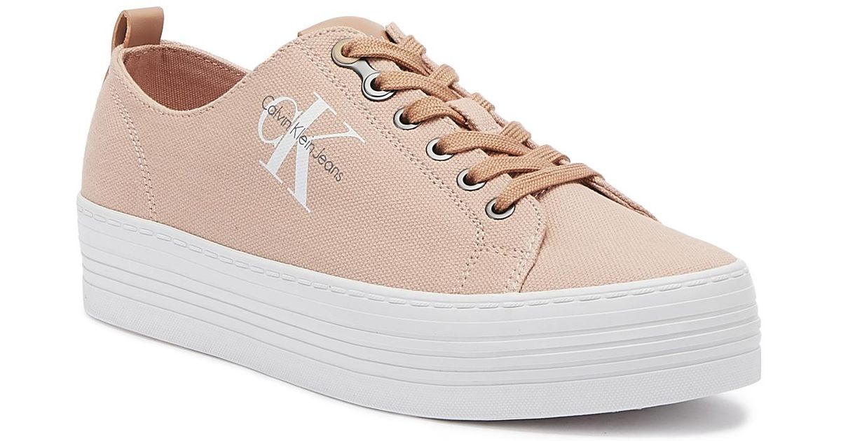 calvin klein jeans zolah canvas trainers