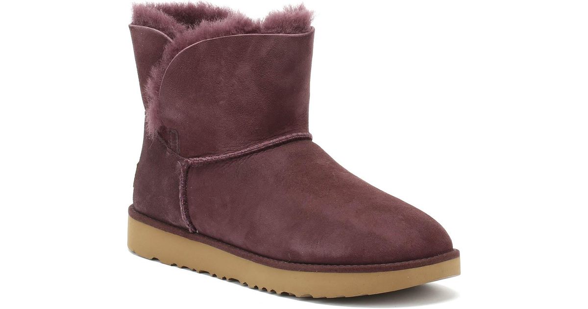 womens burgundy ugg boots