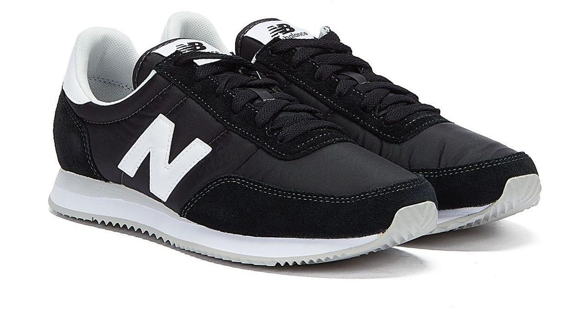 New Balance Suede 720 / White Trainers in Black for Men - Lyst