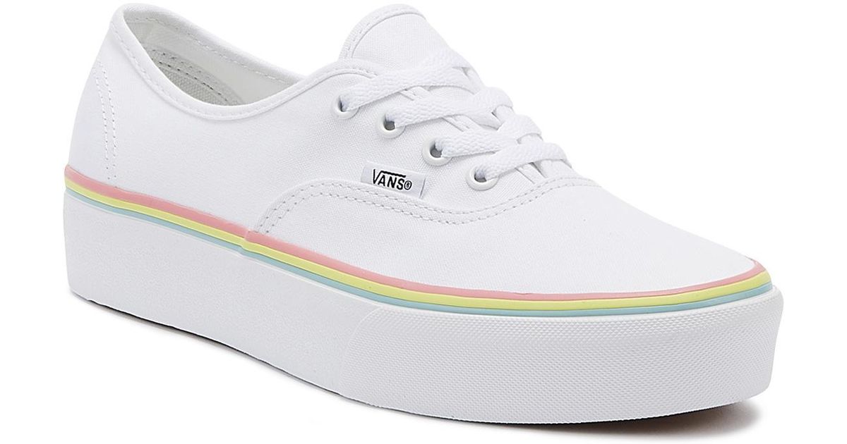 rainbow foxing authentic platform 2.0 shoes