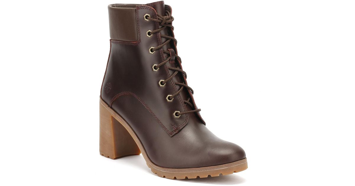 Timberland Allington 6 Inch Lace Up Womens Boot in Brown - Lyst