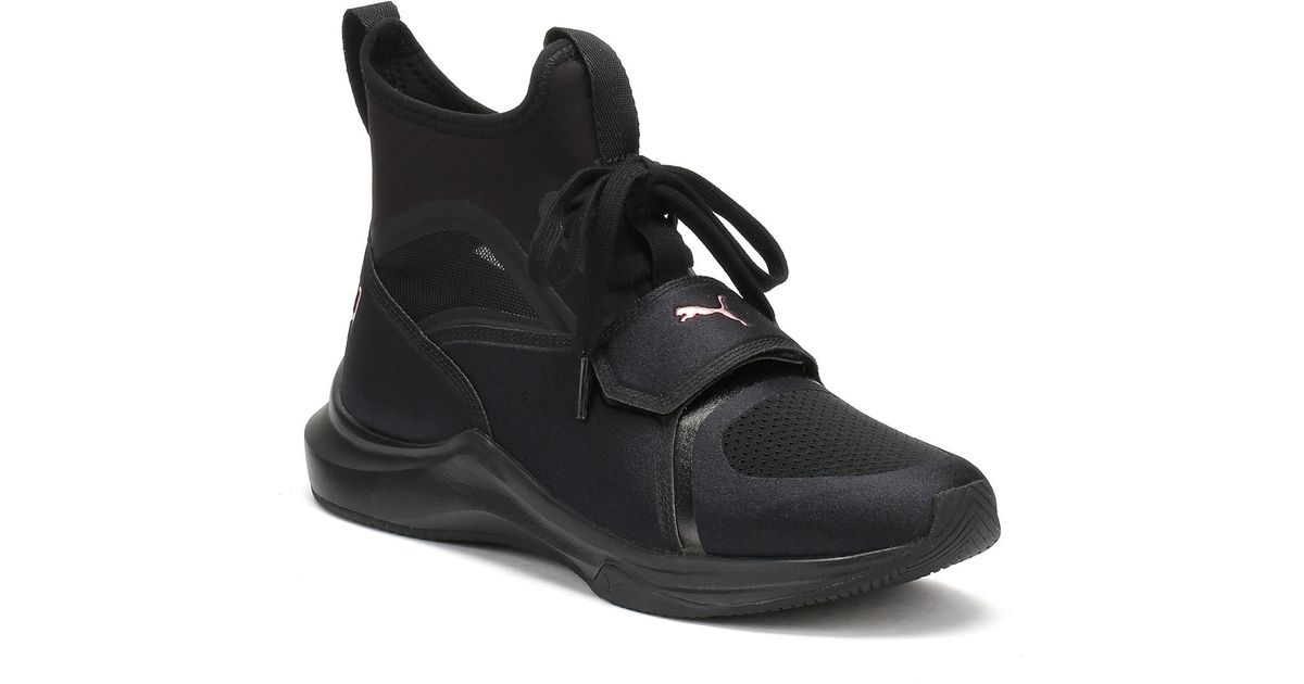 PUMA Womens Selena Gomez Black Phenom Trainers PUMA Womens Selena Gomez Black Phenom Trainers
