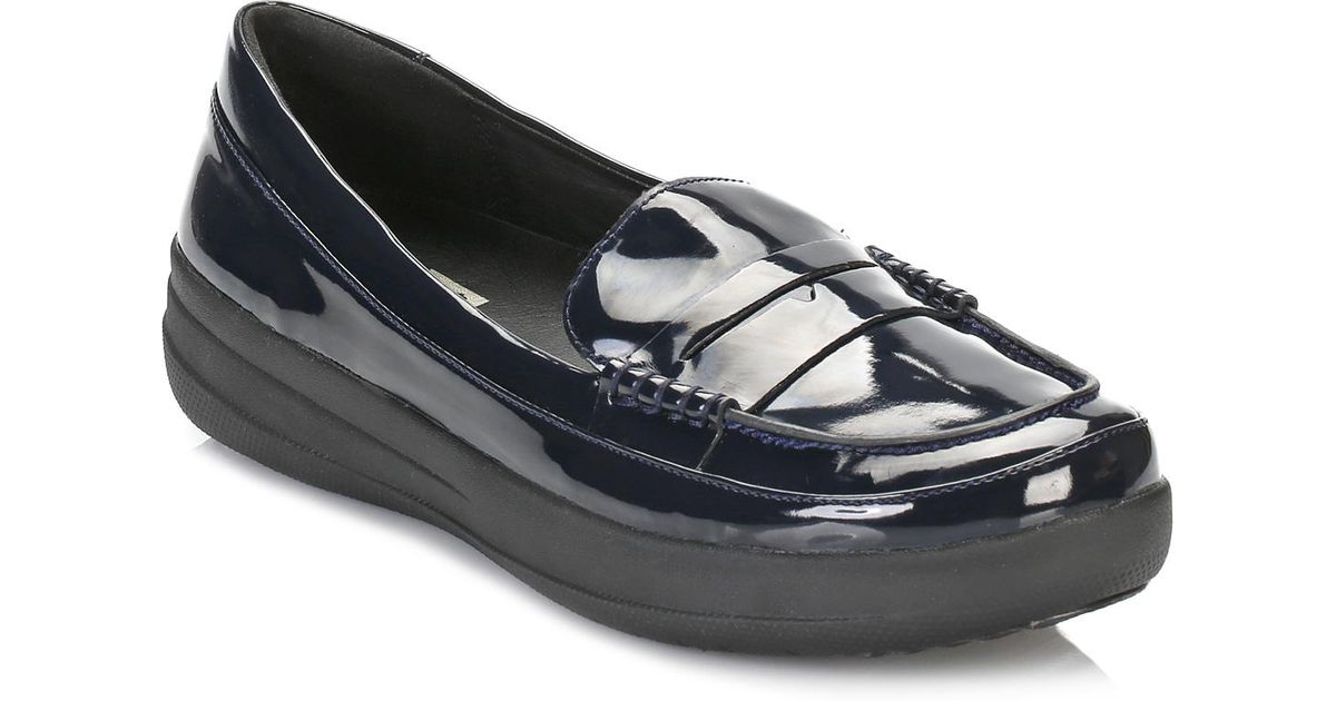 fitflop navy loafers