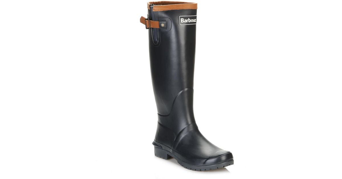 barbour blyth wellies navy
