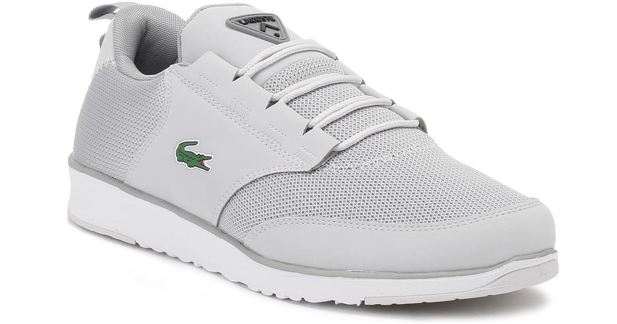 mens light grey trainers