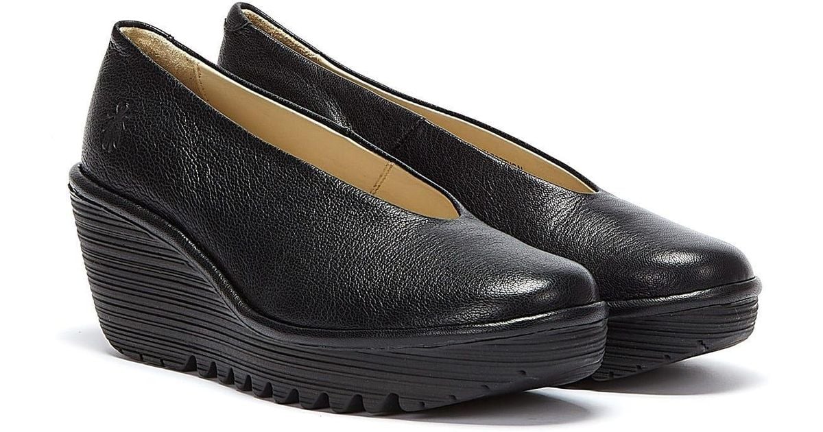 fly london yaz wedge pump
