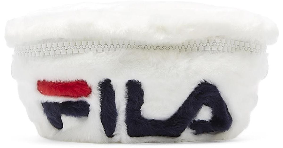 fila white bum bag