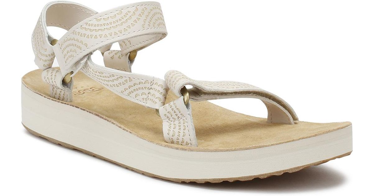 beige teva sandals