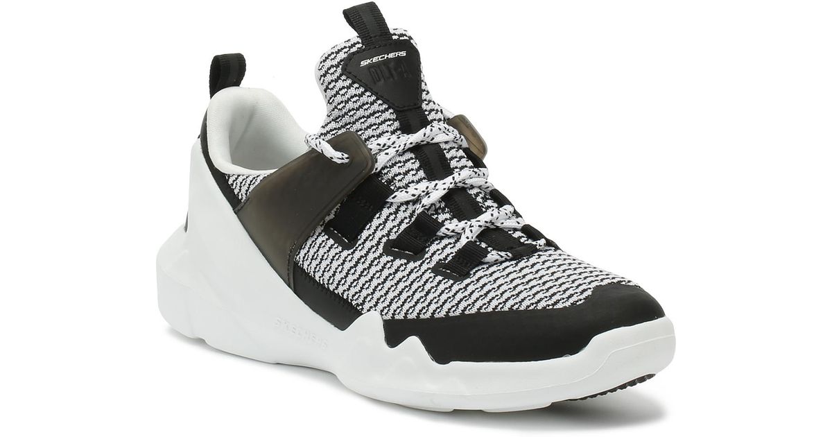 skechers mens trainers white