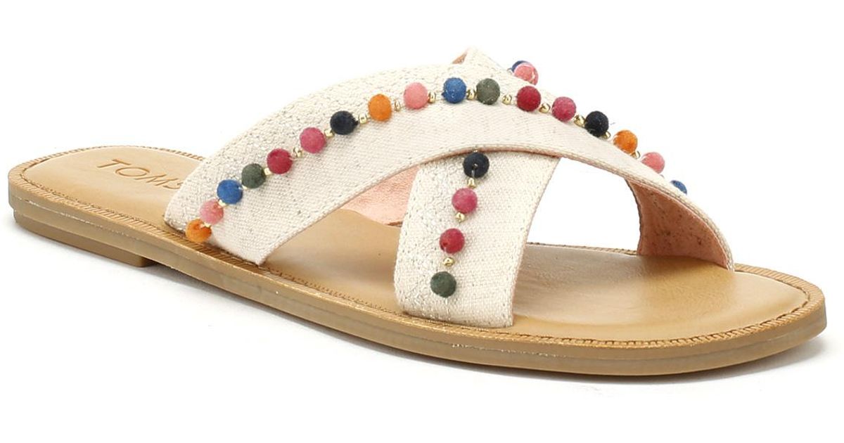 toms viv pom pom sandals