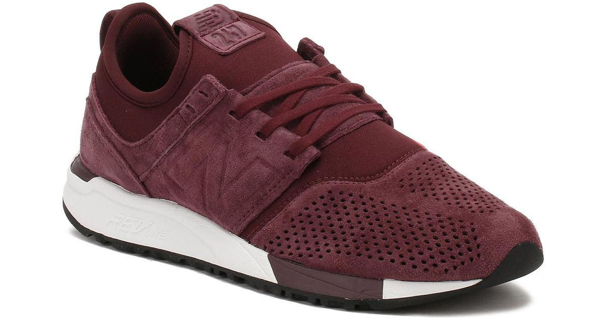 burgundy new balance 247