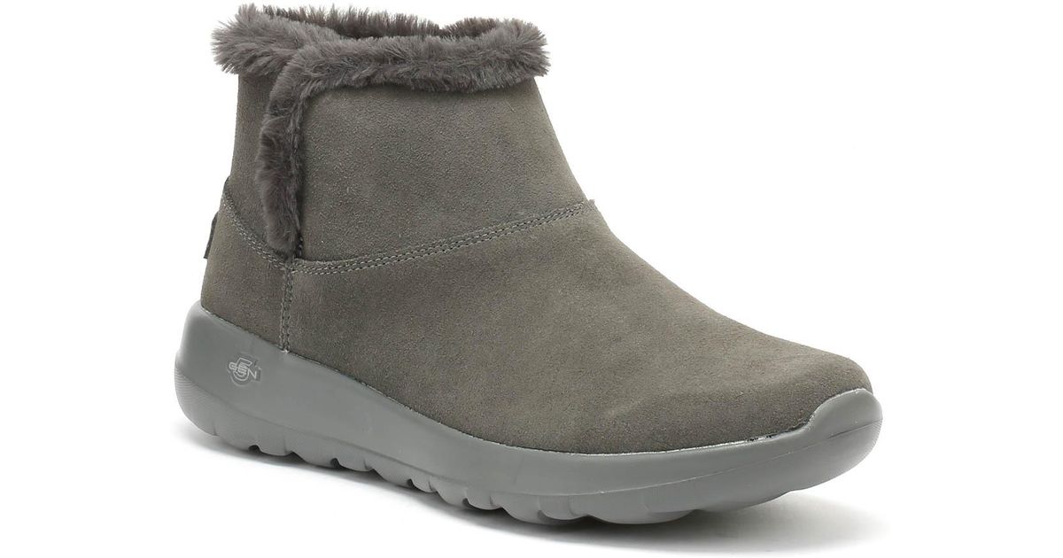 on the go joy bundle up suede boots by skechers