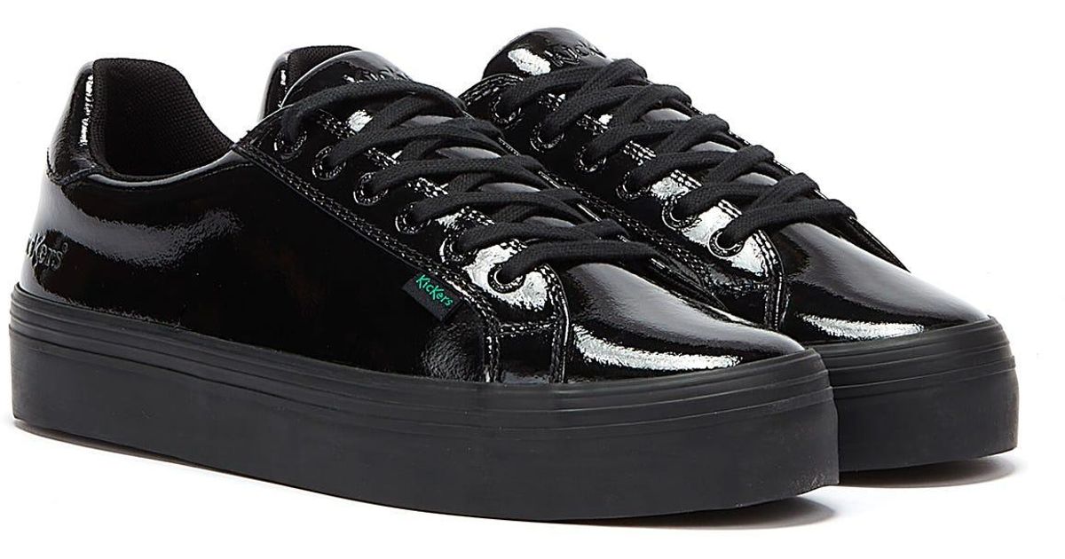 kickers aztec patent ladies