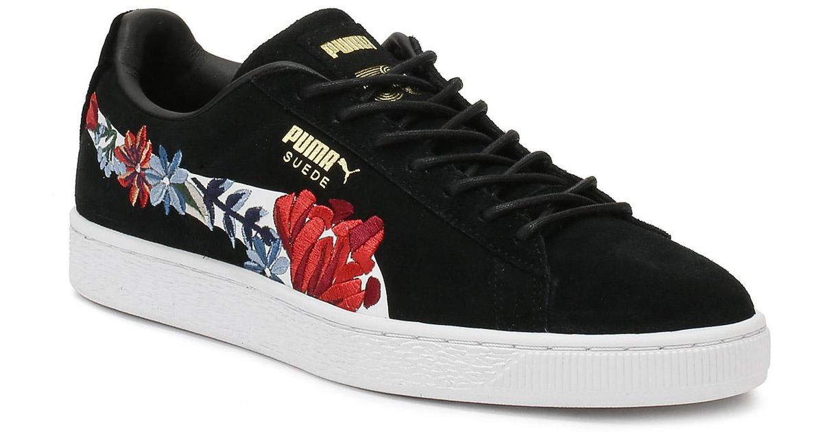 puma suede embroidered