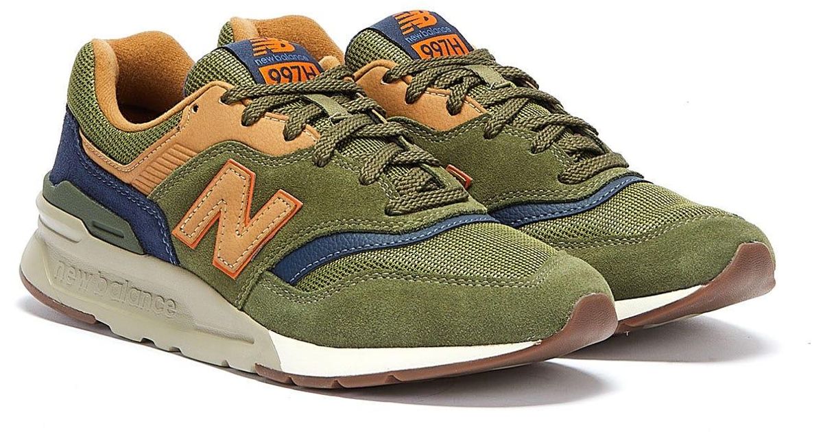 New Balance Leather 997h Mens Dark Green Trainers for Men Lyst