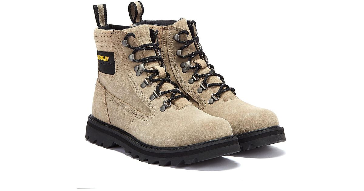 Caterpillar Suede Graviton Boots in Taupe (Brown) for Men Lyst