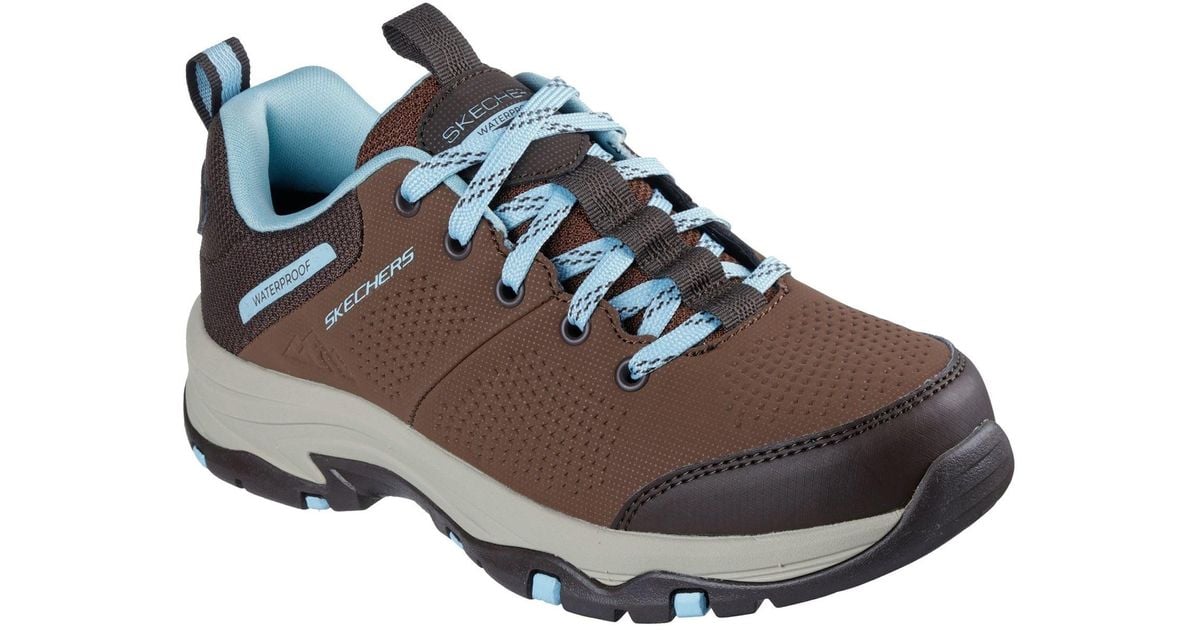 Skechers Trego Trail Destiny Hiking Trainers in Brown Lyst UK