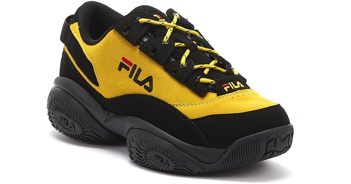 mens black and yellow sneakers