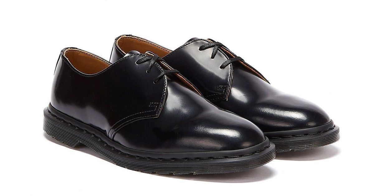 Dr. Martens Dr. Martens Archie Ii Smooth Leather Mens Black Shoes for ...