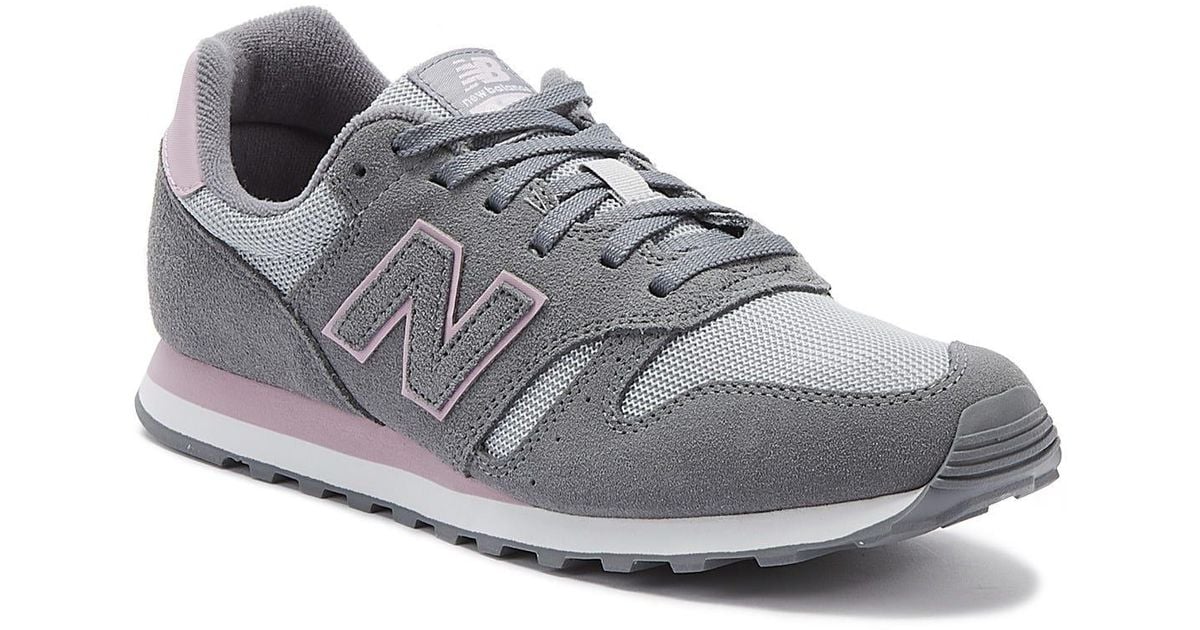 new balance 373 grey pink