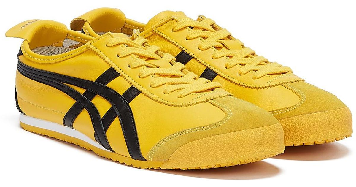 Onitsuka Tiger Canvas Mexico 66 in Yellow/Black (Yellow) for Men - Save ...