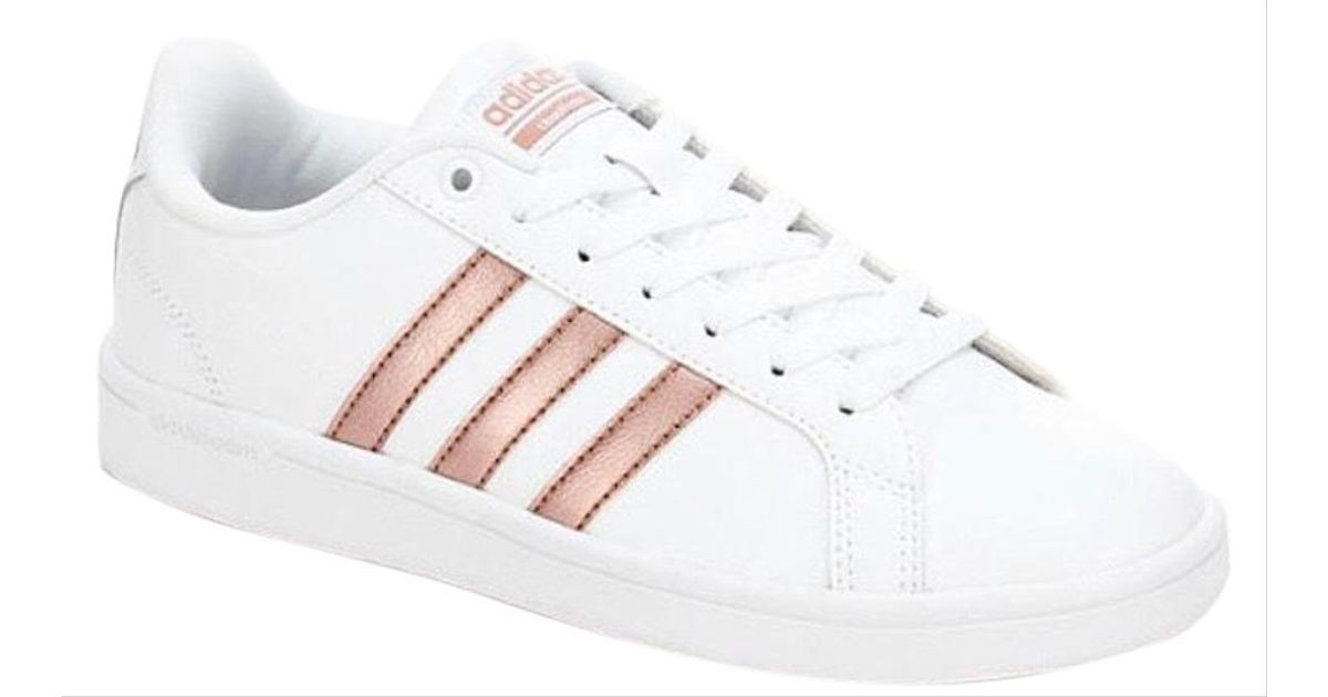 adidas rose gold stripes