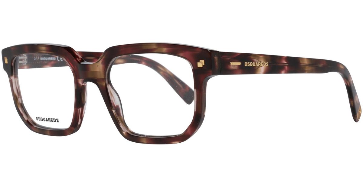 DSquared² Red Optical Frames in Brown for Men Lyst UK
