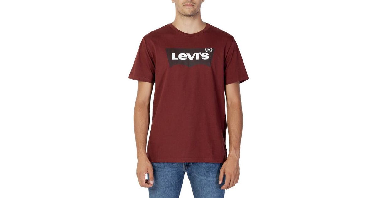 Levi's Levi`s T-shirt in Red for Men | Lyst