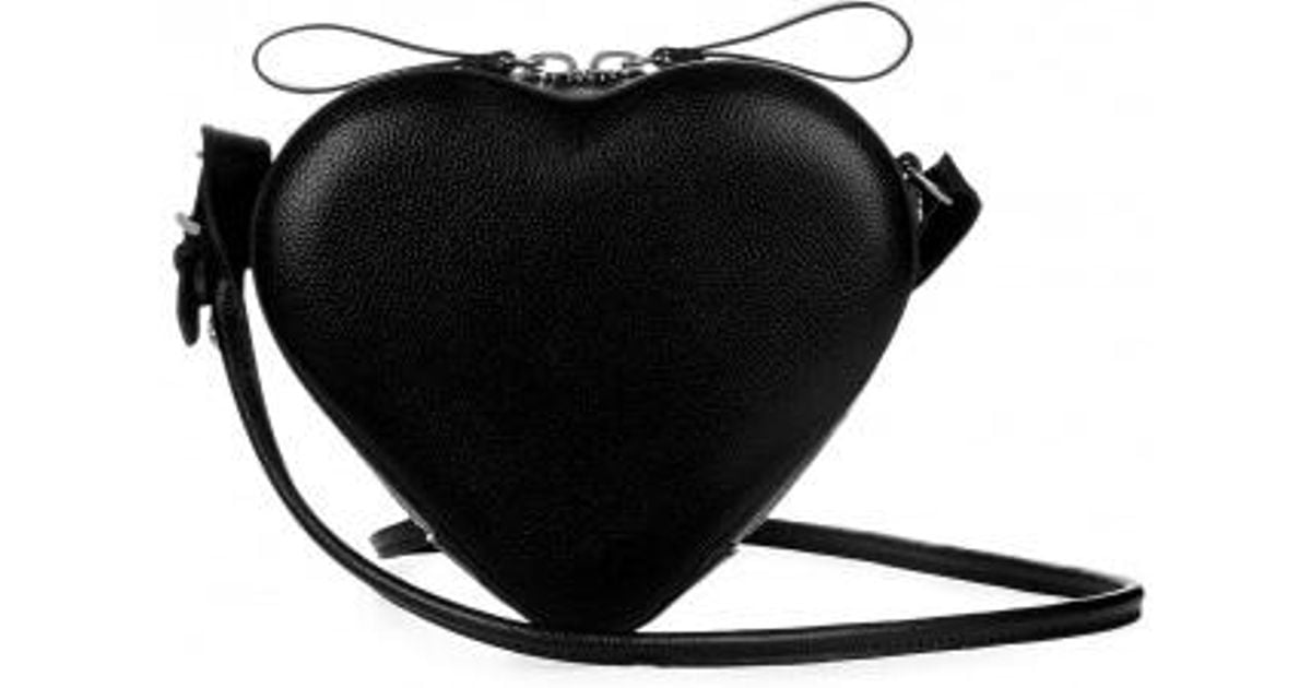 Vivienne Westwood Johanna Heart Crossbody Bag in Black | Lyst Australia