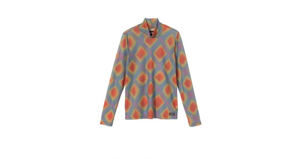 Stussy Spectrum Mesh Ls Tee | Lyst