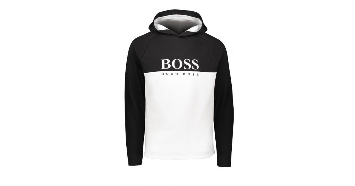 BOSS by HUGO BOSS Jacquard Long Sleeve Shirt in Black for Men | Lyst