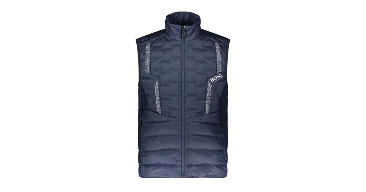 BOSS by HUGO BOSS V Marson Down Vest in Blue for Men Lyst Canada