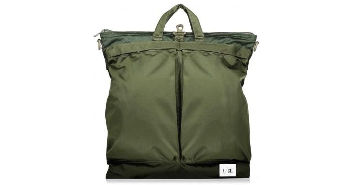 F/CE Stain 3 Way Helmet Bag in Green for Men | Lyst Canada