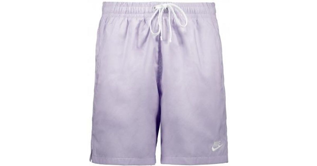 nike woven shorts lilac