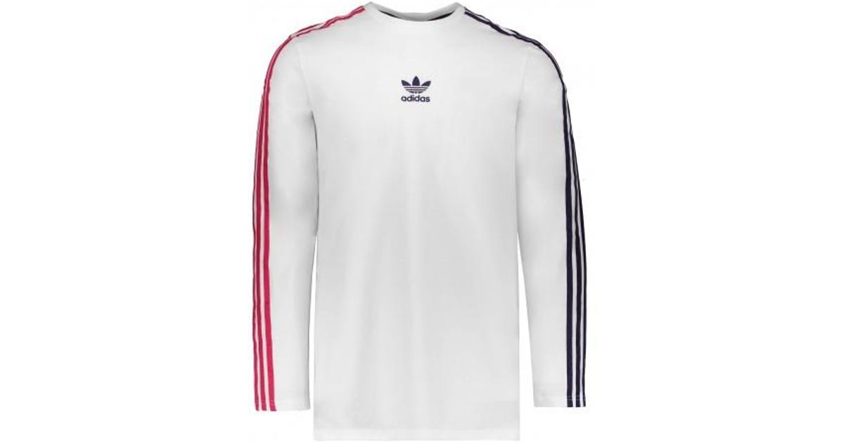 ls stripe tee adidas