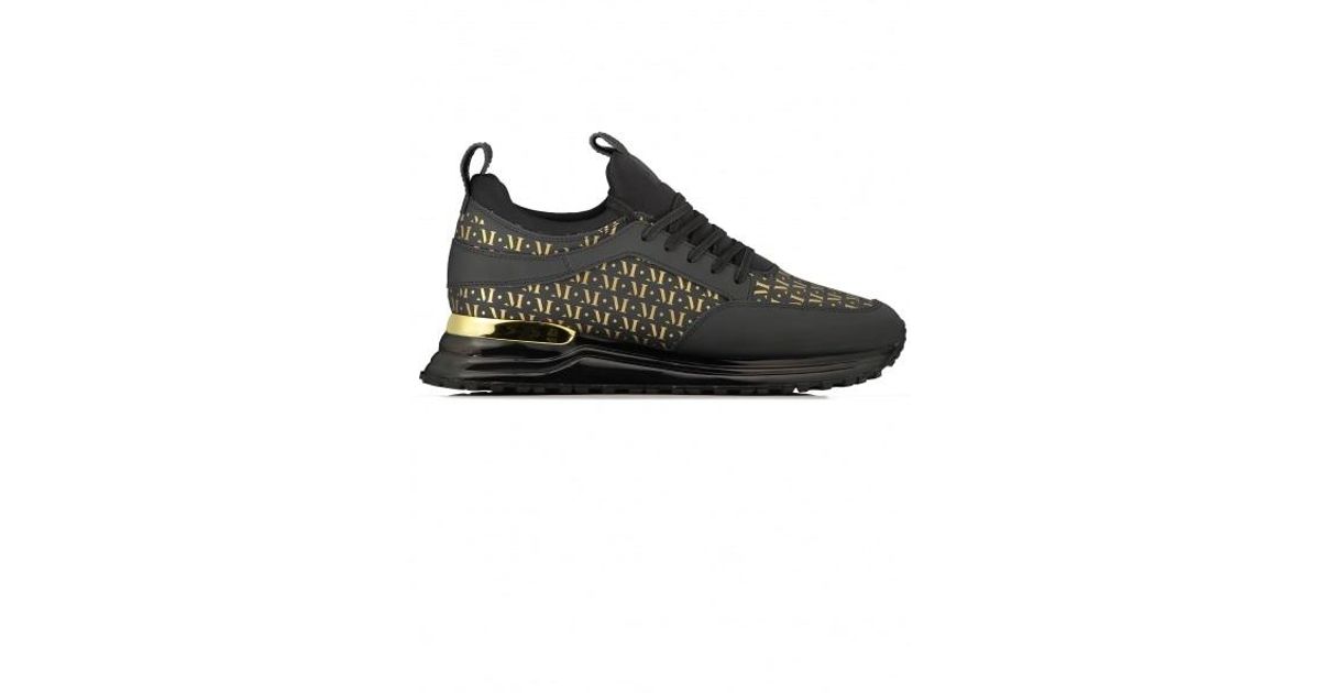 Mallet Archway 2.0 Gas Midnight Mono Trainers in Gold (Metallic) for