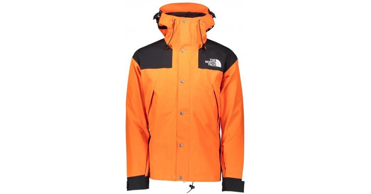 the north face mountain jacket orange