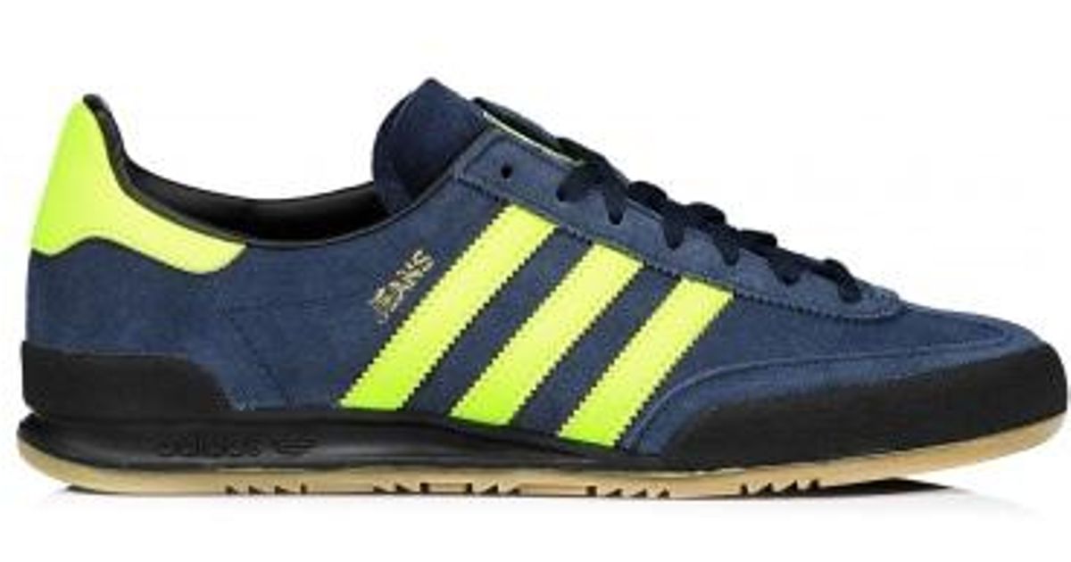 adidas jeans blue and yellow