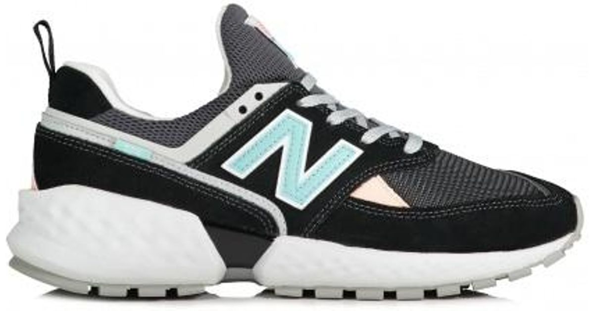 new balance 574 sport black and white
