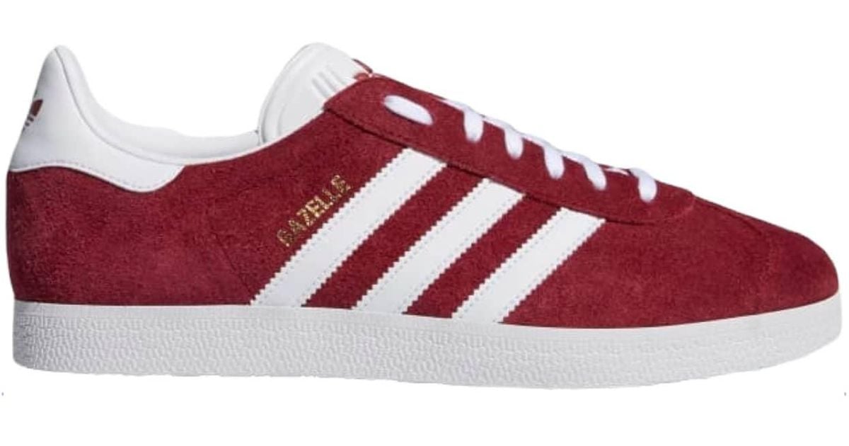 adidas Scarpe Gazelle Collegiate Burgundy/cloud White in Red | Lyst