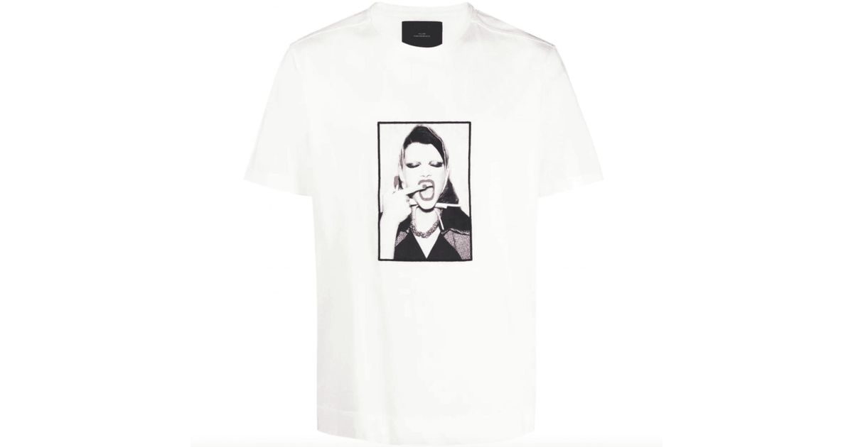 Limitato Zoom By Ellen Von Unwerth T-shirt In White Code: Zoom for Men