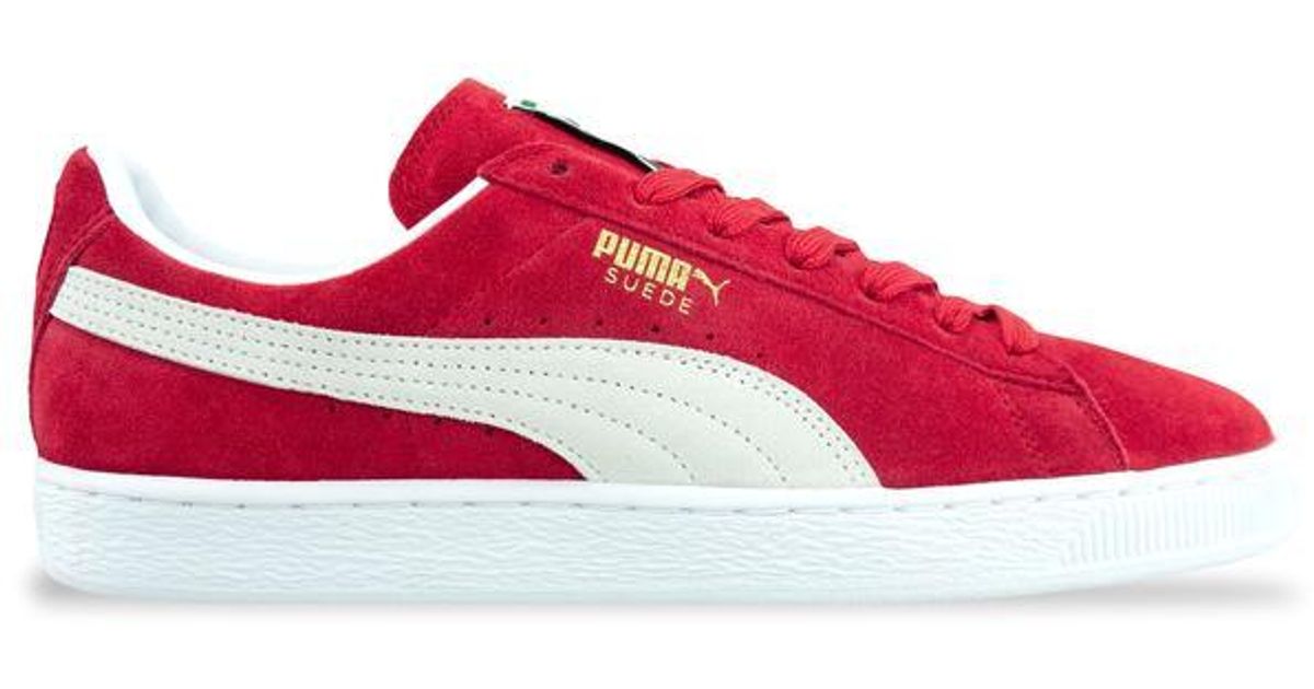 puma suede classic all red