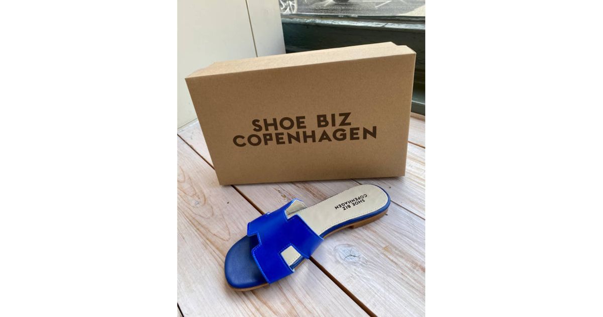 Shoe Biz Copenhagen Claire Sandal in Blue | Lyst
