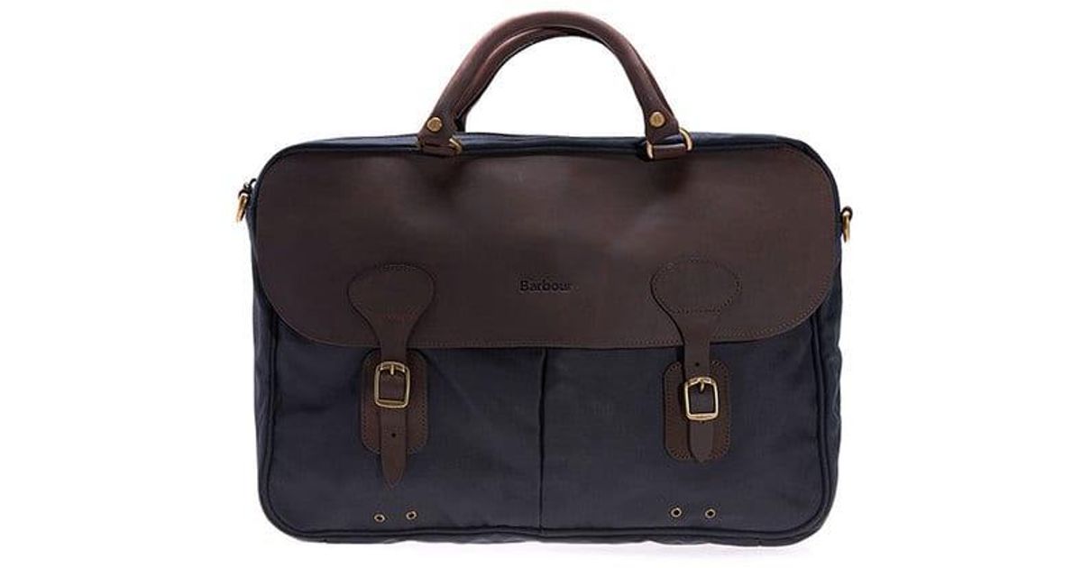 barbour aktentasche